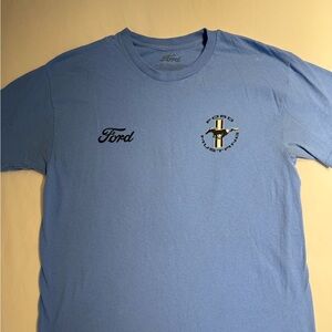 Ford Mustang Blue Short Sleeve Tee